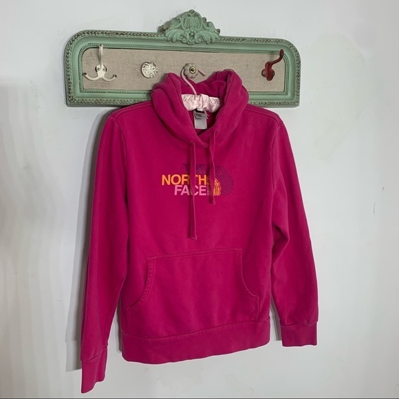 The north face Bohemian Mandela graphic hooded sweatshirt pink women’s medium - Picture 1 of 6